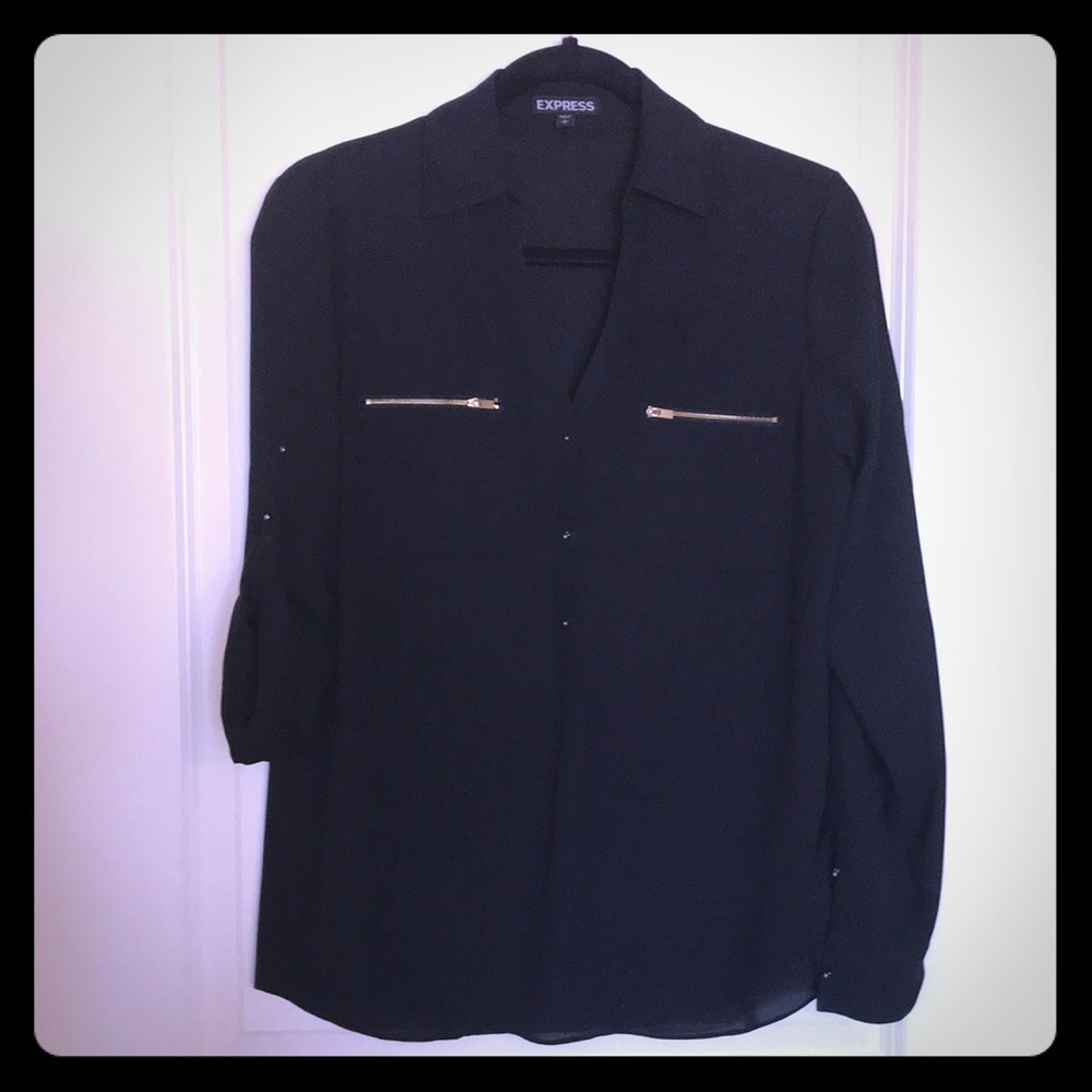 Black and Gold Express blouse